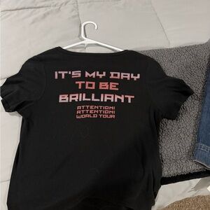 Shinedown Black Graphic T-Shirt with Pink Text
